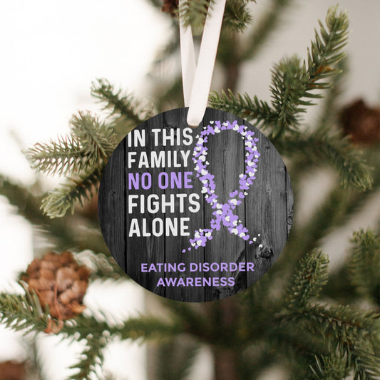 Eating Disorder Awareness Christmas Ornament