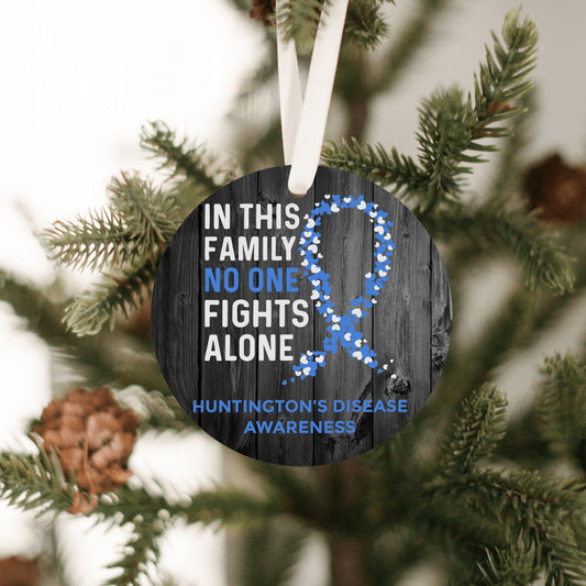 Huntington's Disease Awareness Christmas Ornament