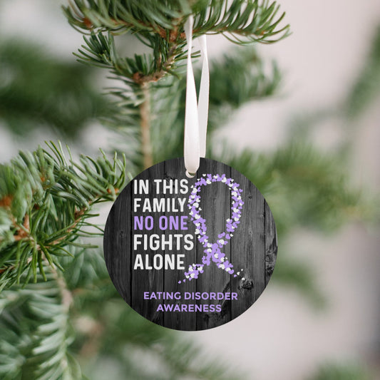 Eating Disorder Awareness Christmas Ornament
