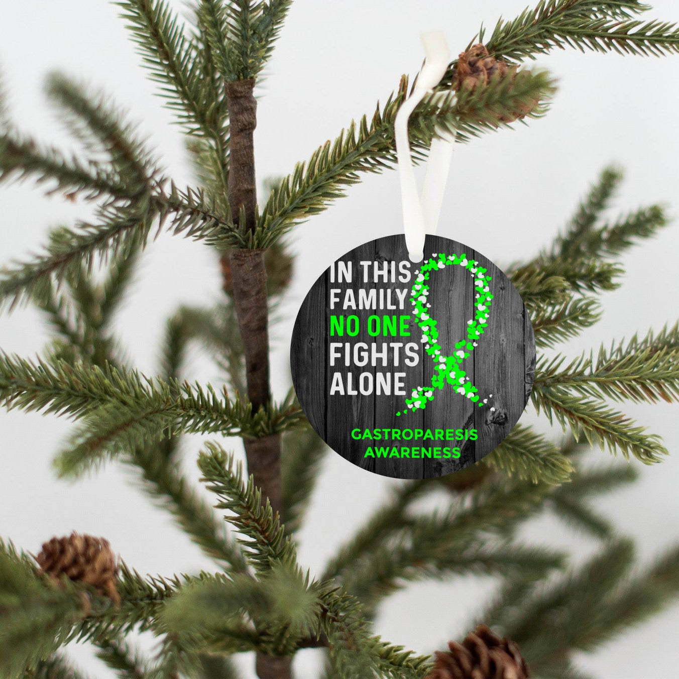 Gastroparesis Awareness Christmas Ornament