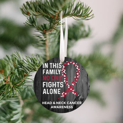 Head & Neck Cancer Awareness Christmas Ornament