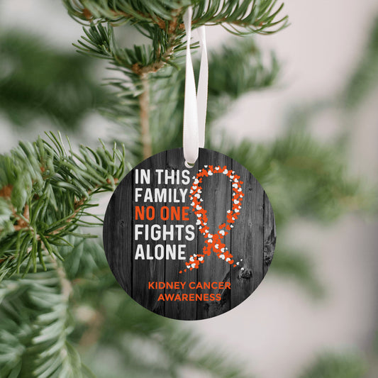 Kidney Cancer Awareness Christmas Ornament