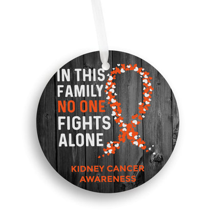 Kidney Cancer Awareness Christmas Ornament